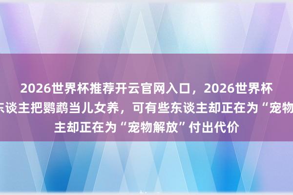 2026世界杯推荐开云官网入口，2026世界杯文字直播 好多东谈主把鹦鹉当儿女养，可有些东谈主却正在为“宠物解放”付出代价