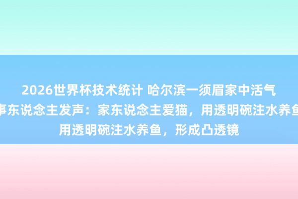 2026世界杯技术统计 哈尔滨一须眉家中活气又被浇灭，当事东说念主发声：家东说念主爱猫，用透明碗注水养鱼，形成凸透镜