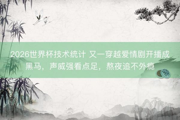 2026世界杯技术统计 又一穿越爱情剧开播成黑马，声威强看点足，熬夜追不外瘾